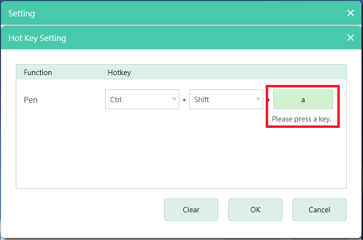 How to set the hotkeys of RemoteGo – PenPower RemoteGo